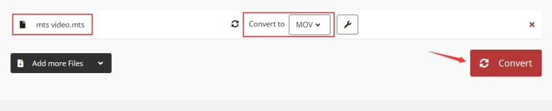 Übertragen Sie MTS in MOV Online Kostenlos