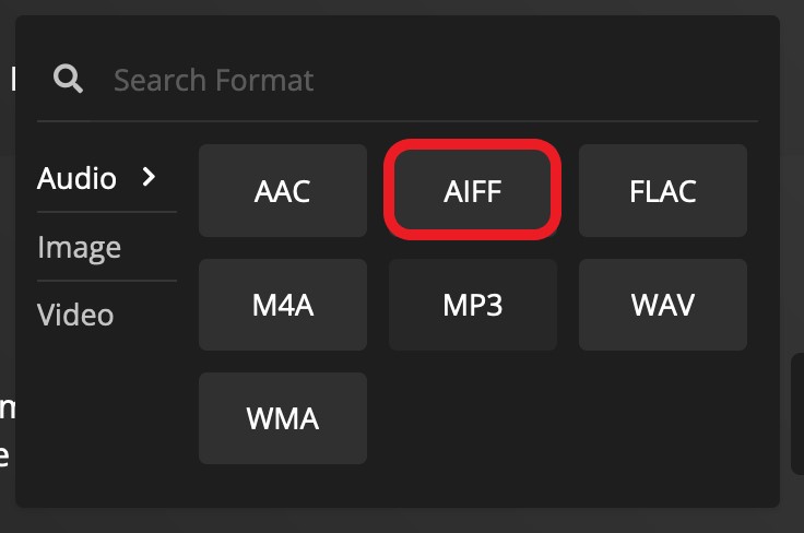 Konvertieren Sie M4A kostenlos in AIFF