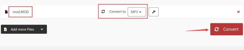 Ändern Sie MOD mühelos in das MP3-Format
