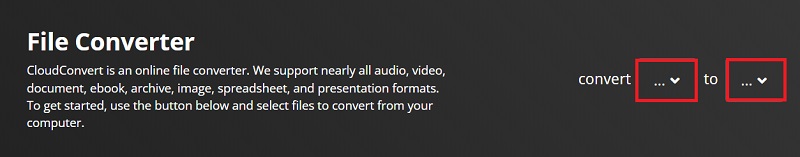 Konvertieren Sie MPV in MP3 mit CloudConvert