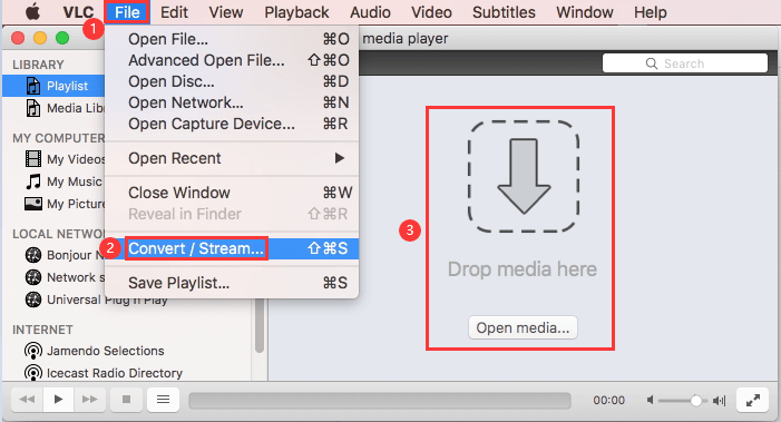 Verwenden des VLC Media Players zum Konvertieren von MOV in MP4
