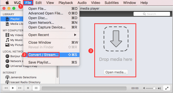 Konvertieren Sie MP3 in M4A in VLC auf dem Mac