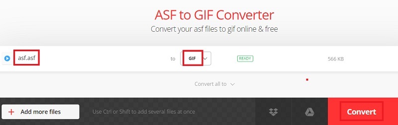ASF-Dateien kostenlos in das GIF-Format umwandeln