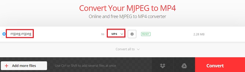 Machen Sie kostenlos MJPEG zu MP4