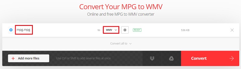 Konvertieren Sie MPG kostenlos in WMV