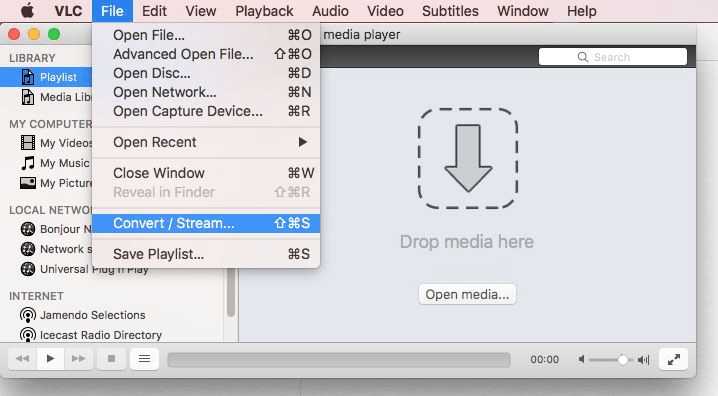 Konvertieren Sie 3GP in MP4 mit VLC auf dem Mac