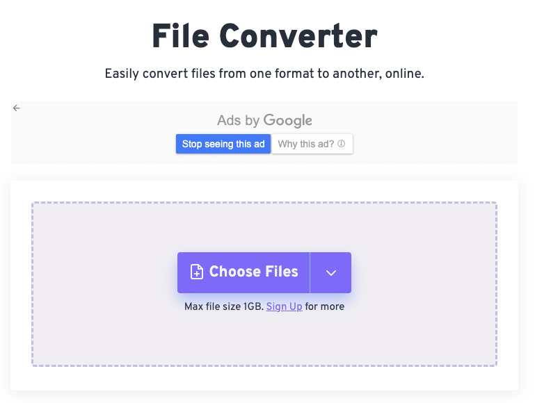 Konvertieren Sie APE mit FreeConvert in MP4