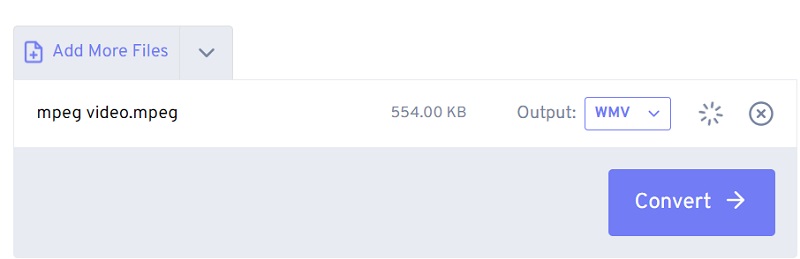 Konvertieren Sie MPEG in WMV mit FreeConvert