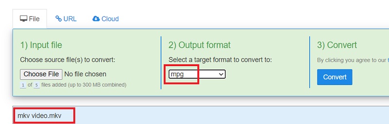 Machen Sie MKV kostenlos zu MPG