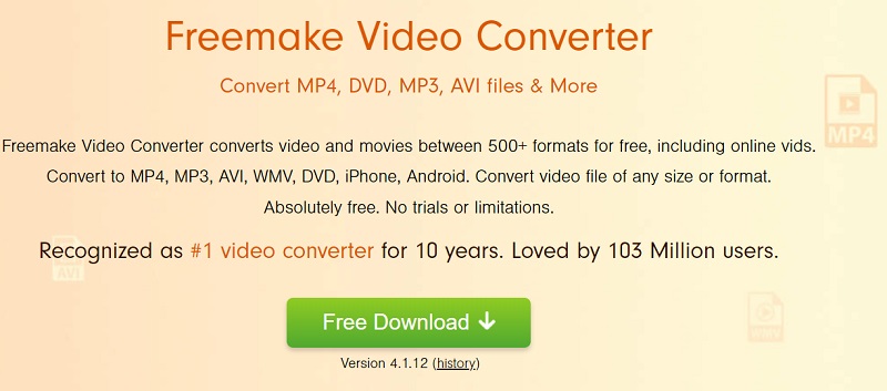 Mit FreeMake AVI in VOB-Dateien umwandeln
