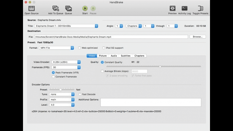 Konvertieren Sie AC3 in AAC mit Handbrake