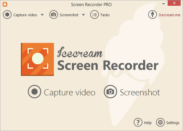 Bildschirm mit Icecream Screen Recorder aufnehmen