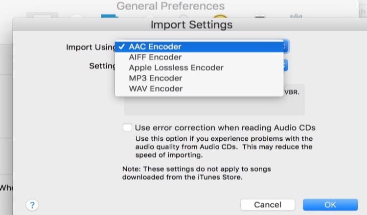 Konvertieren Sie CDA in MP3 auf dem Mac mit iTunes