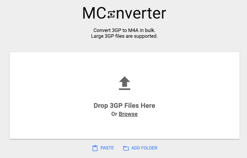 MConverter: Kostenloser Online-3GP-zu-M4A-Konverter
