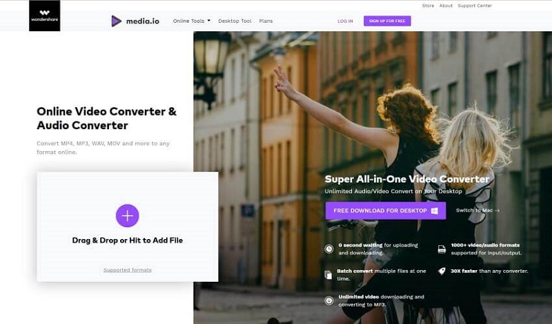Konvertieren Sie AMR mit MP.io in MP3