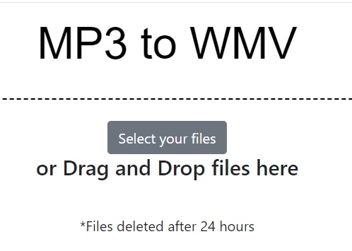 Konvertieren Sie MP3 in WMV Online
