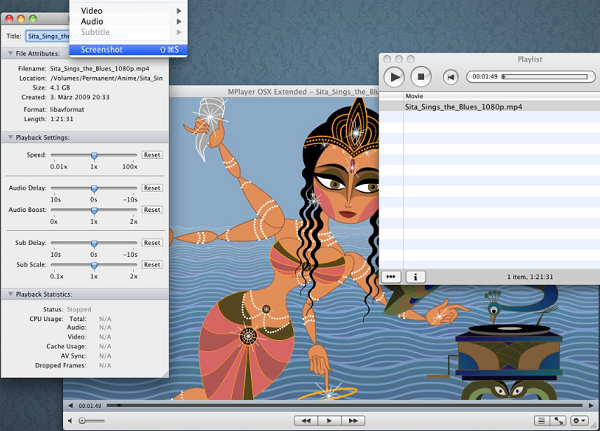 AVI-Player für Mac – MPlayer