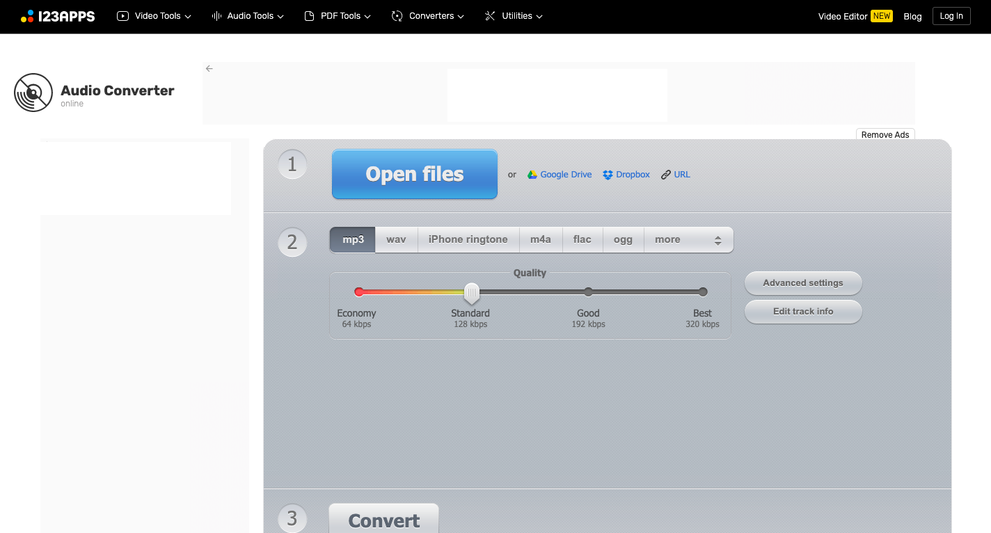 M4A-Konverter Online-Audio-Converter.com