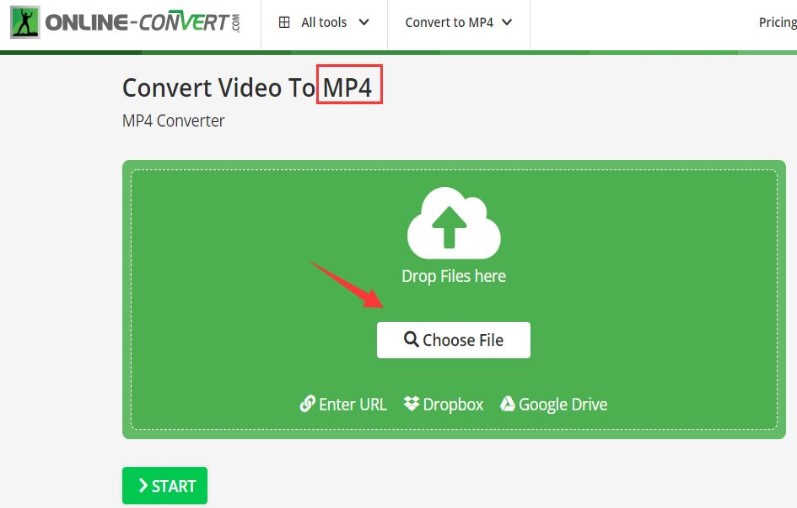 Konvertieren Sie WMA in MP4 Online