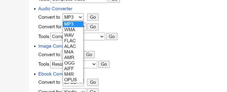 Online-Konverter von OGG zu MP3