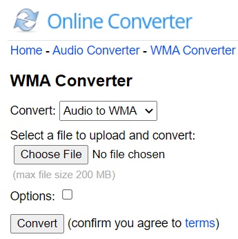 Machen Sie WMV zu WMA mit Online-Tools