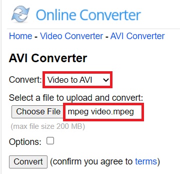 Konvertieren Sie schnell MPEG in AVI
