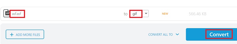 Machen Sie ASF zu GIF mit Hilfe von Online-Tools