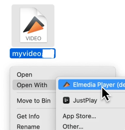Schritte zum Abspielen von WMV-Dateien auf dem Mac mit Elmedia Player