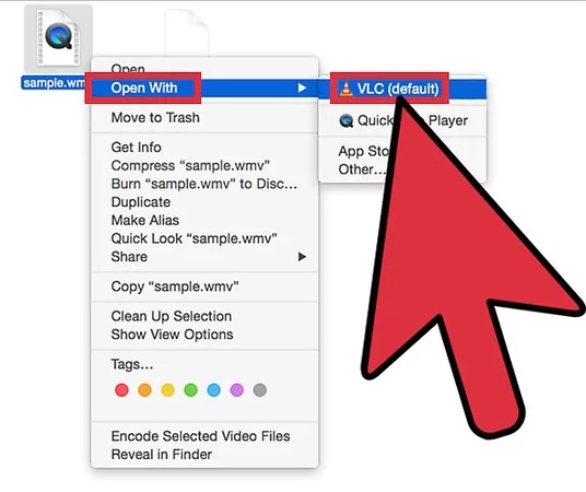 Verwenden Sie den VLC Media Player, um WMV-Dateien auf dem Mac abzuspielen