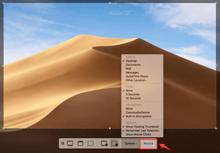 Verwenden von macOS Mojave zum Aufzeichnen von YouTube-Videos