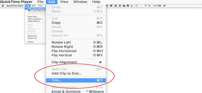 So trimmen Sie Videos auf dem Mac mit QuickTime