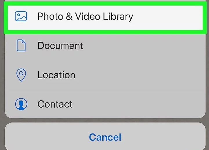 Schritte zum Erstellen von Videos in GIF in WhatsApp