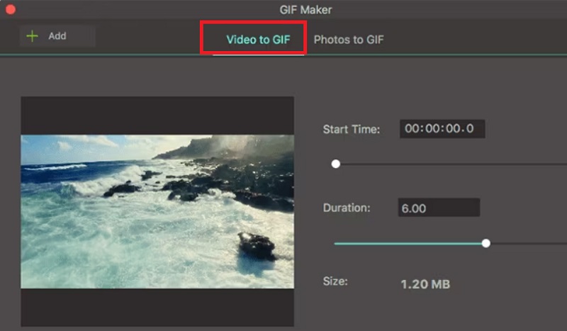 Wandeln Sie WLMP-Dateien mit Offline-Software in GIF um