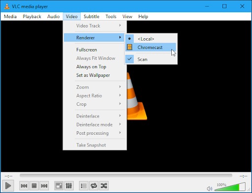Cast MKV zu Chromecast von VLC