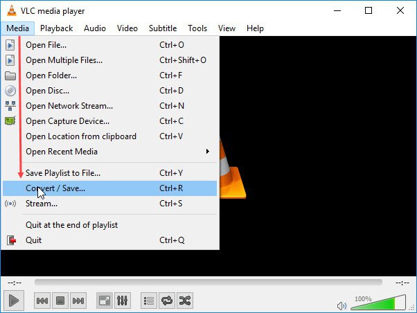 Verwenden Sie VLC, um MP4 in MPEG2 zu konvertieren