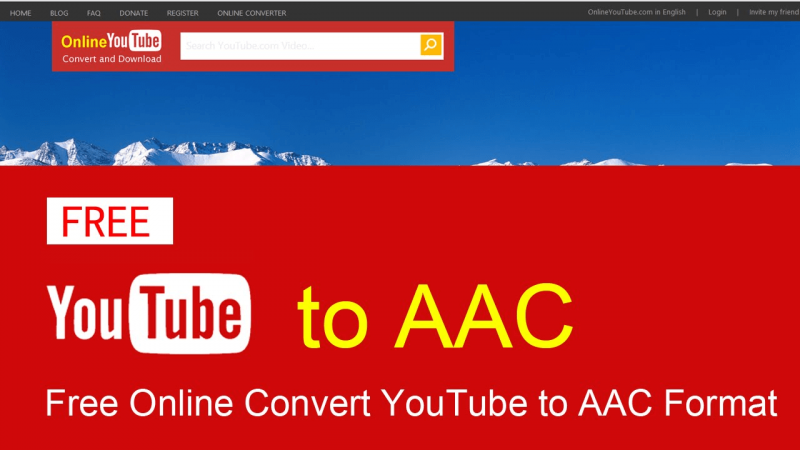 Konvertieren Sie YouTube in AAC von YouTubeAAC